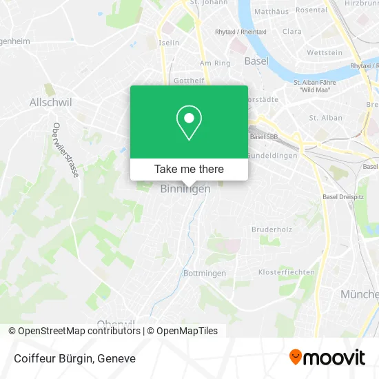 Coiffeur Bürgin map