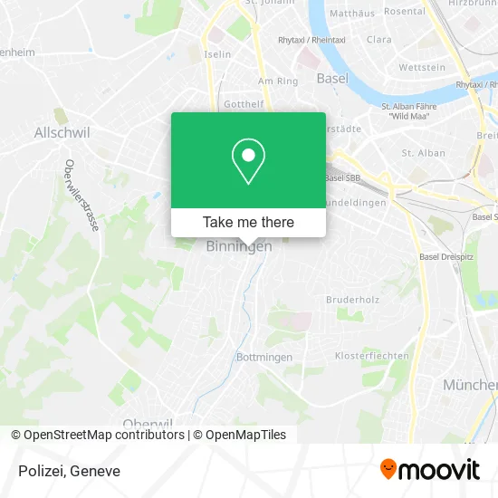 Polizei map