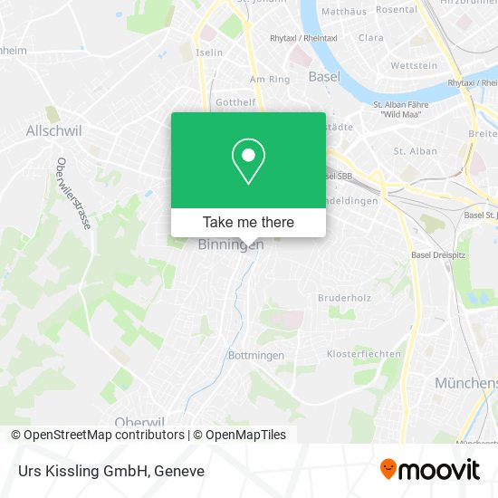 Urs Kissling GmbH map