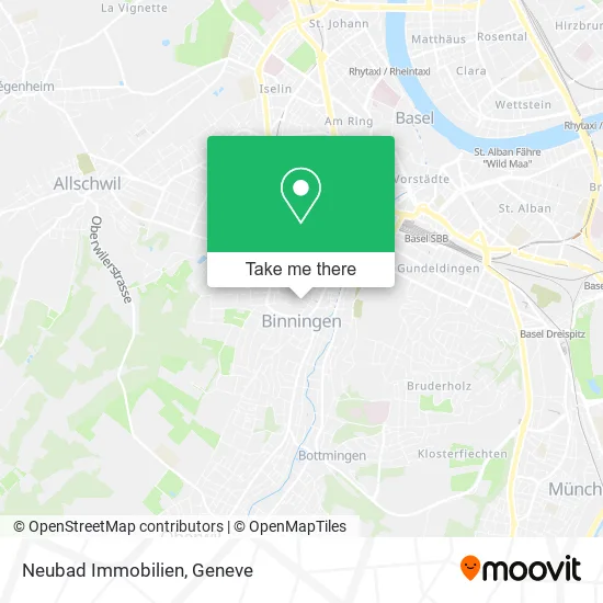 Neubad Immobilien map