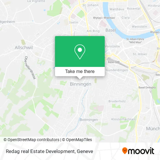 Redag real Estate Development map