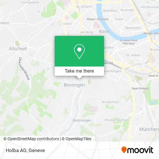 Holba AG map