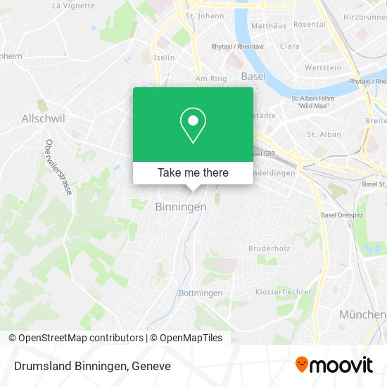 Drumsland Binningen map