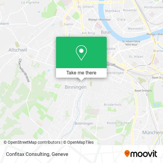 Confitax Consulting map