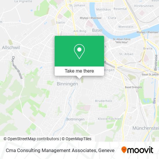 Cma Consulting Management Associates map