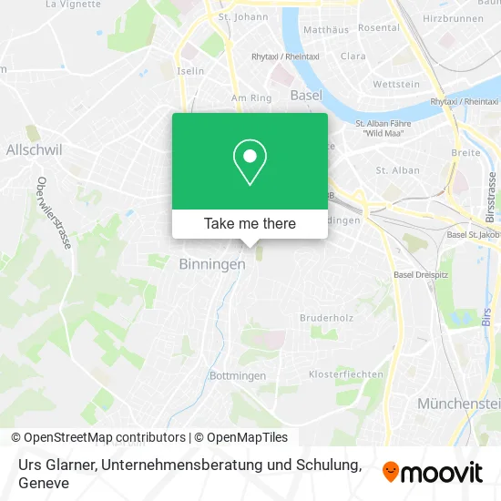 Urs Glarner, Unternehmensberatung und Schulung map