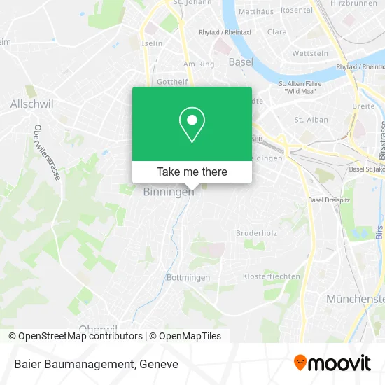 Baier Baumanagement map