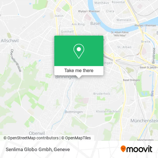 Senlima Globo Gmbh map