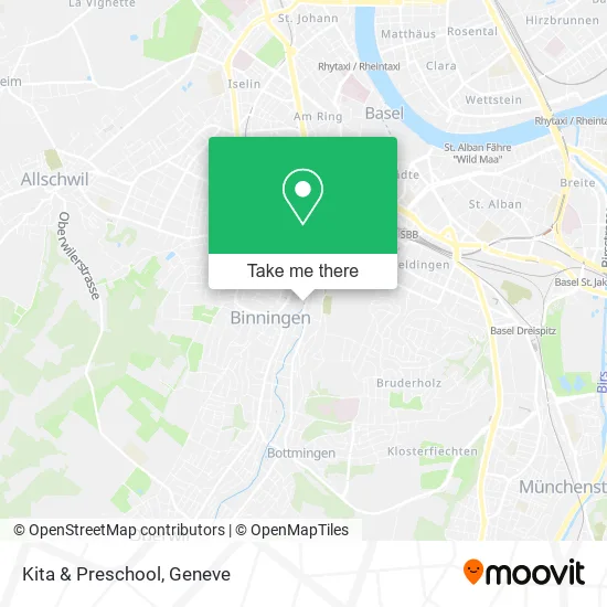 Kita & Preschool map