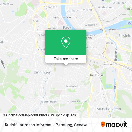 Rudolf Lattmann Informatik Beratung map