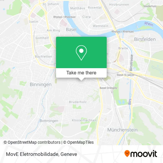 MovE Eletromobilidade map