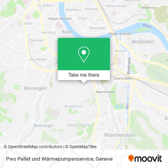 Pws Pellet und Wärmepumpenservice map