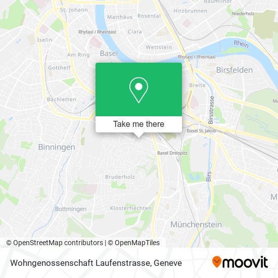 Wohngenossenschaft Laufenstrasse map