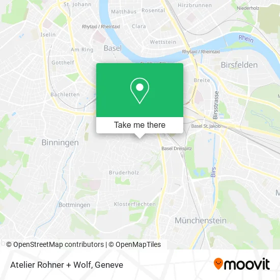 Atelier Rohner + Wolf map