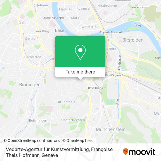 Vedarte-Agentur für Kunstvermittlung, Françoise Theis Hofmann map