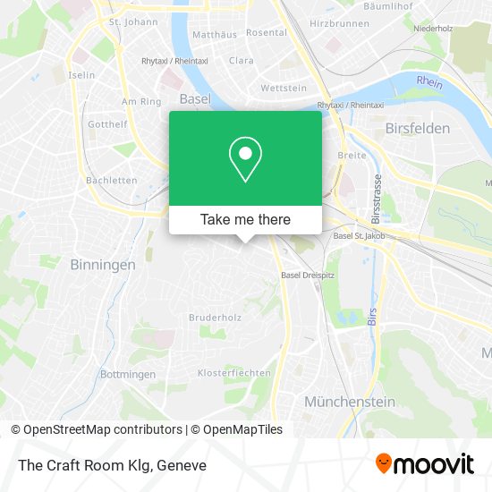 The Craft Room Klg map