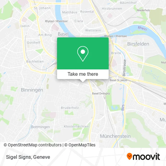 Sigel Signs map