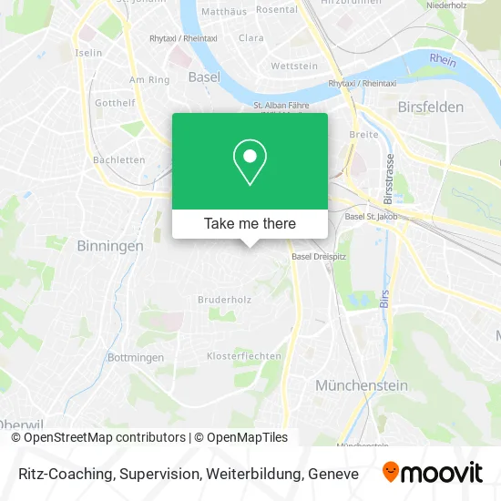 Ritz-Coaching, Supervision, Weiterbildung map