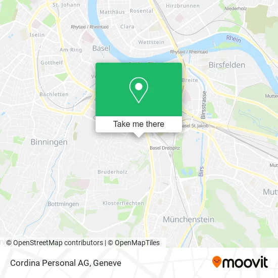 Cordina Personal AG map