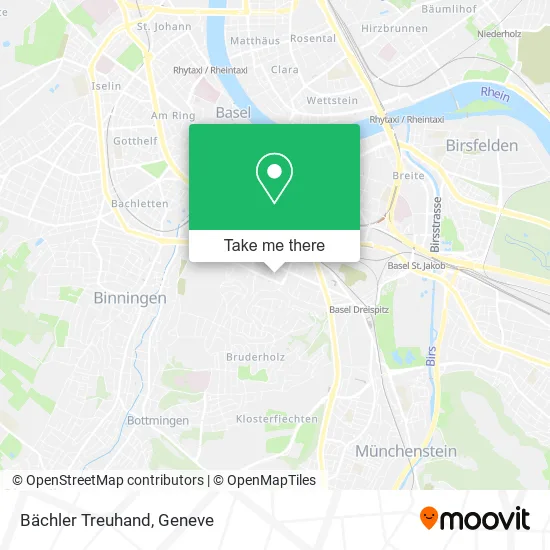 Bächler Treuhand map