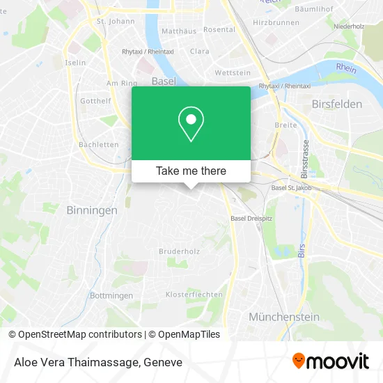 Aloe Vera Thaimassage map
