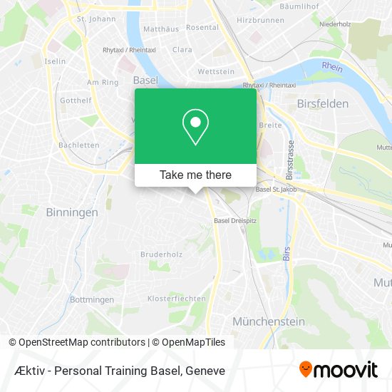 Æktiv - Personal Training Basel map