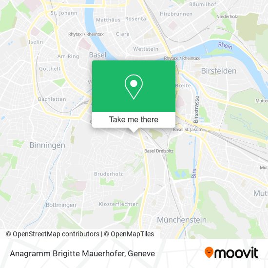 Anagramm Brigitte Mauerhofer map