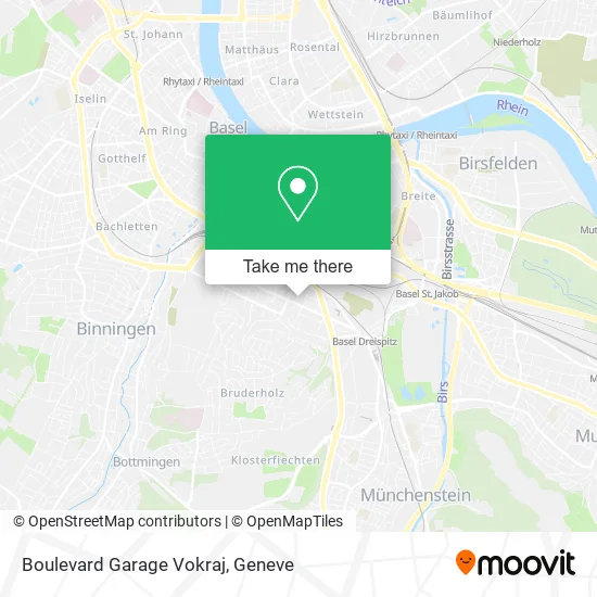 Boulevard Garage Vokraj map