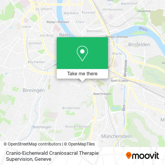 Cranio-Eichenwald Craniosacral Therapie Supervision map