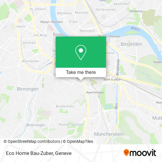 Eco Home Bau-Zuber map