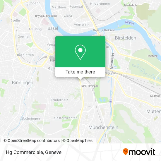 Hg Commerciale map