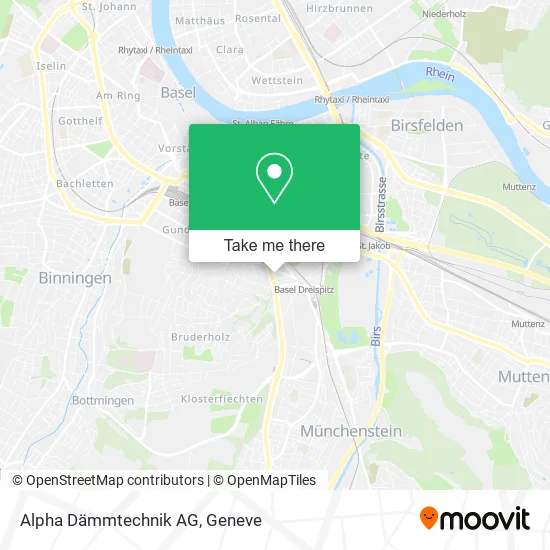 Alpha Dämmtechnik AG map