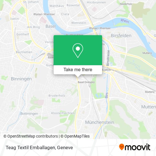 Teag Textil Emballagen map