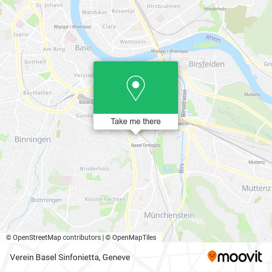 Verein Basel Sinfonietta map