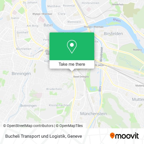 Bucheli Transport und Logistik map