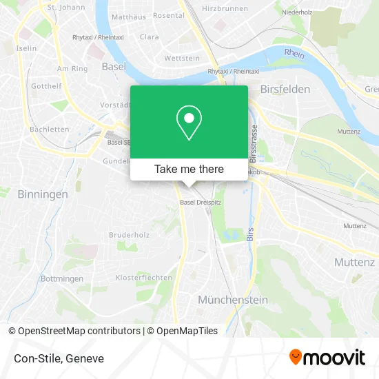 Con-Stile map