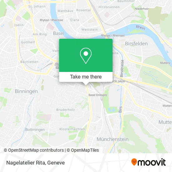 Nagelatelier Rita map