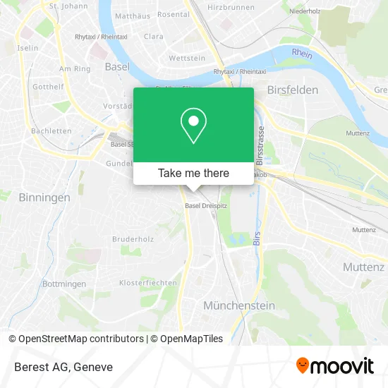 Berest AG map