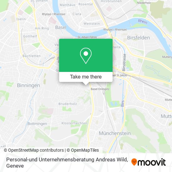 Personal-und Unternehmensberatung Andreas Wild map