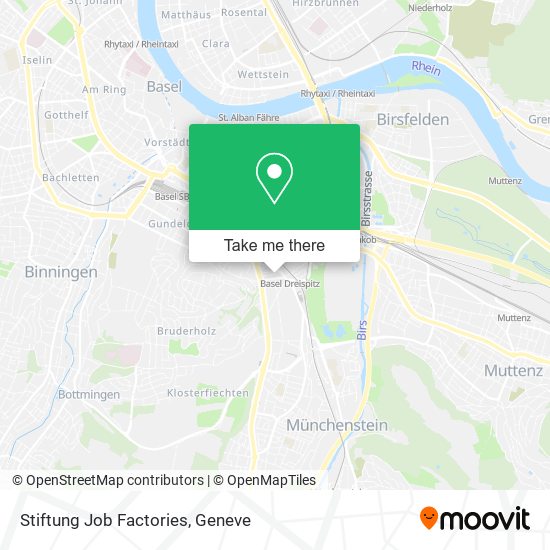 Stiftung Job Factories map