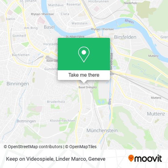 Keep on Videospiele, Linder Marco map