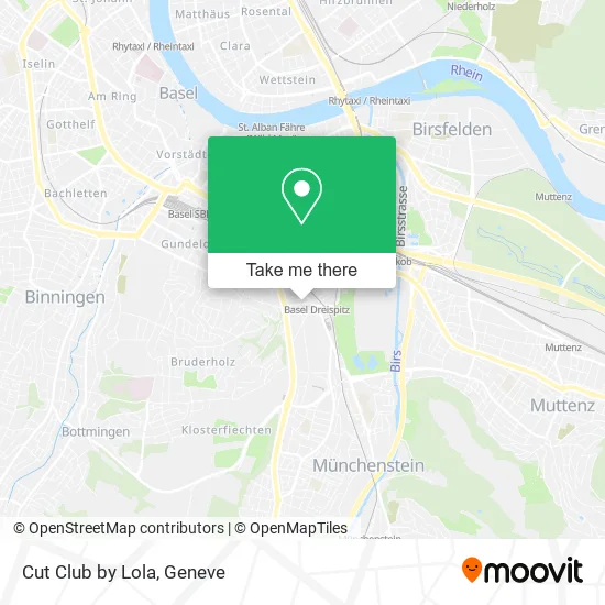 Cut Club by Lola map