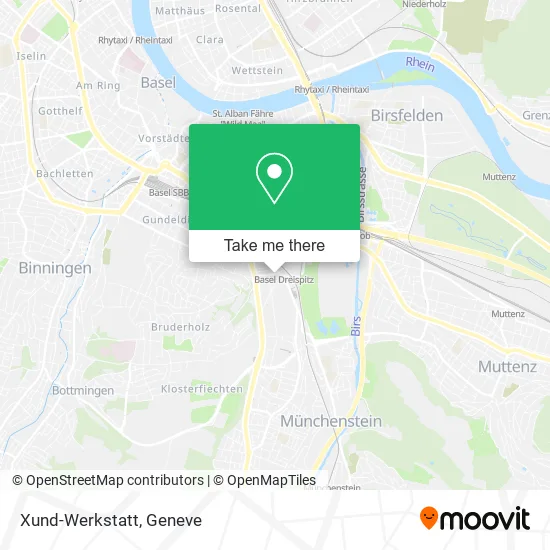 Xund-Werkstatt map
