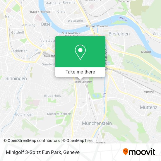 Minigolf 3-Spitz Fun Park map