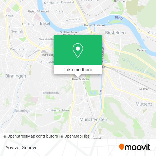 Yovivo map