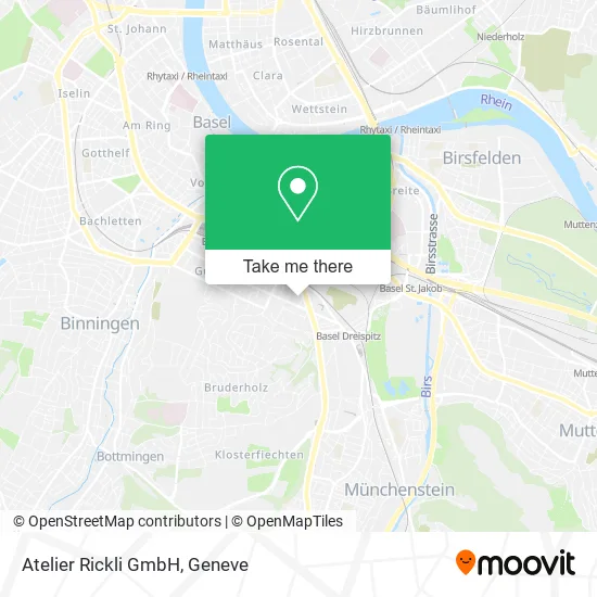 Atelier Rickli GmbH map