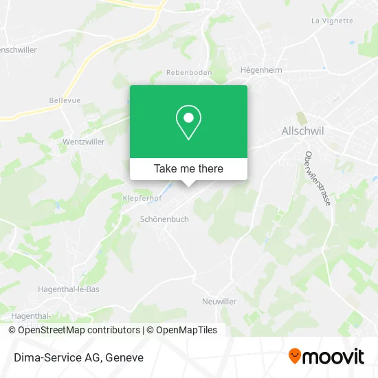 Dima-Service AG map