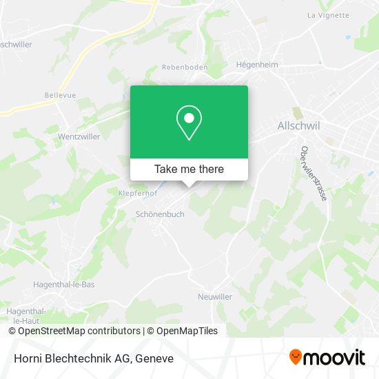 Horni Blechtechnik AG map