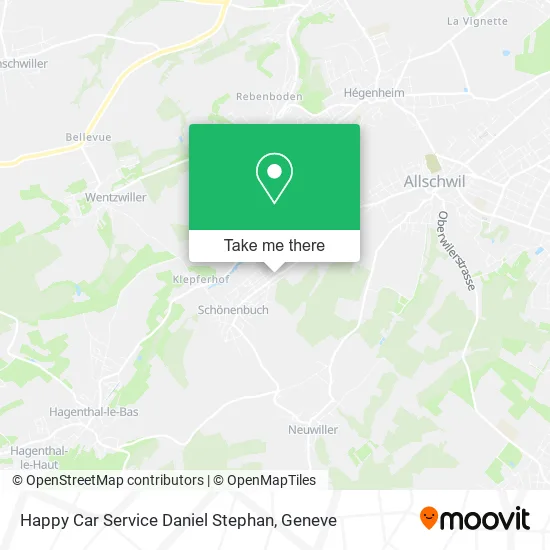 Happy Car Service Daniel Stephan map