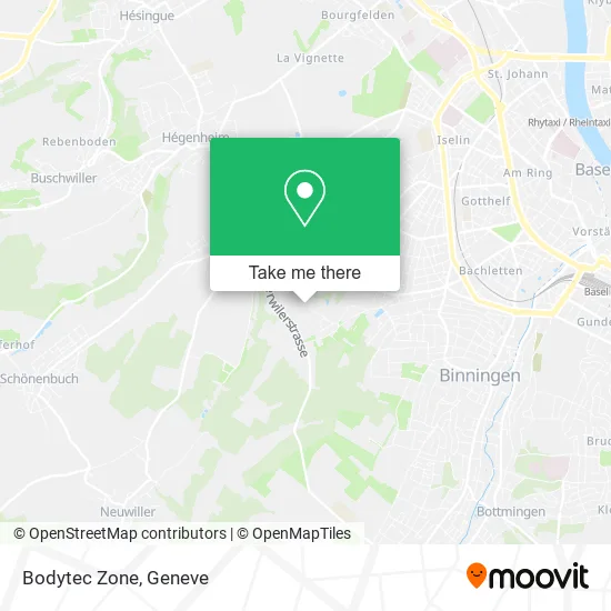 Bodytec Zone plan